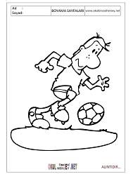 Futbol boyama sayfaları